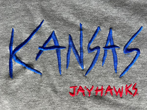WESTSIDE STOREY VINTAGE | VINTAGE 90S KU JAYHAWKS GRAFFITI SWEATSHIRT - Westside Storey