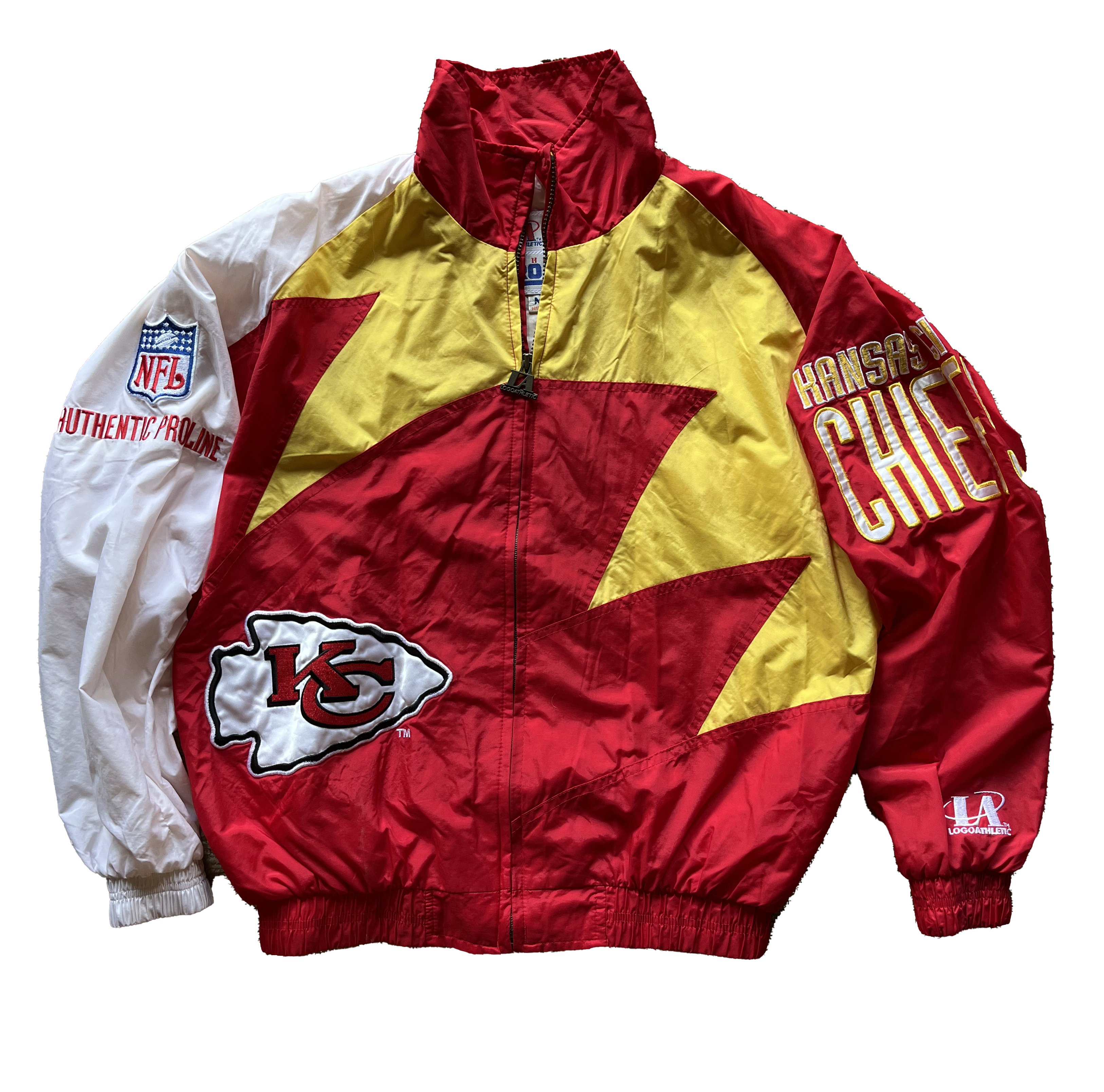 Chiefs Windbreaker at a Sporting Event