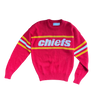 WESTSIDE STOREY VINTAGE | VINTAGE 90S CHIEFS CLIFF ENGLE KNIT SWEATER- AS IS