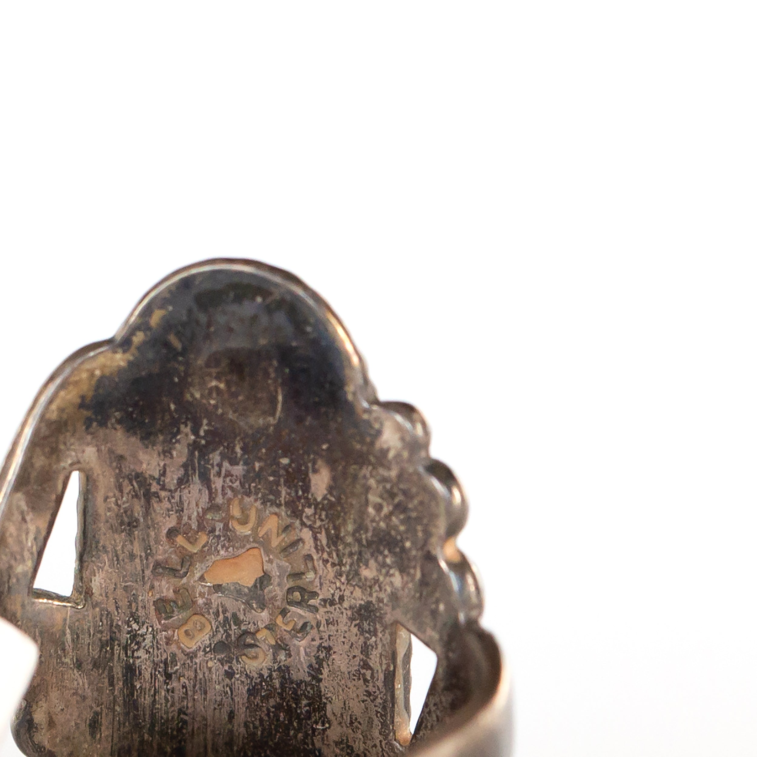 VINTAGE JEWELRY | STERLING TURQUOISE RING (SIZE 5) - Westside Storey