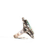 VINTAGE JEWELRY | TURQUOISE STERLING RING (SIZE 5)