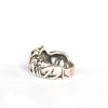 VINTAGE JEWELRY | STERLING CATS RING (SIZE 8.75)