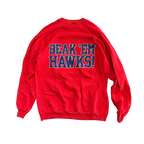 WESTSIDE STOREY VINTAGE | VINTAGE 80S KU JAYHAWKS FRONT BACK SWEATSHIRT - Westside Storey