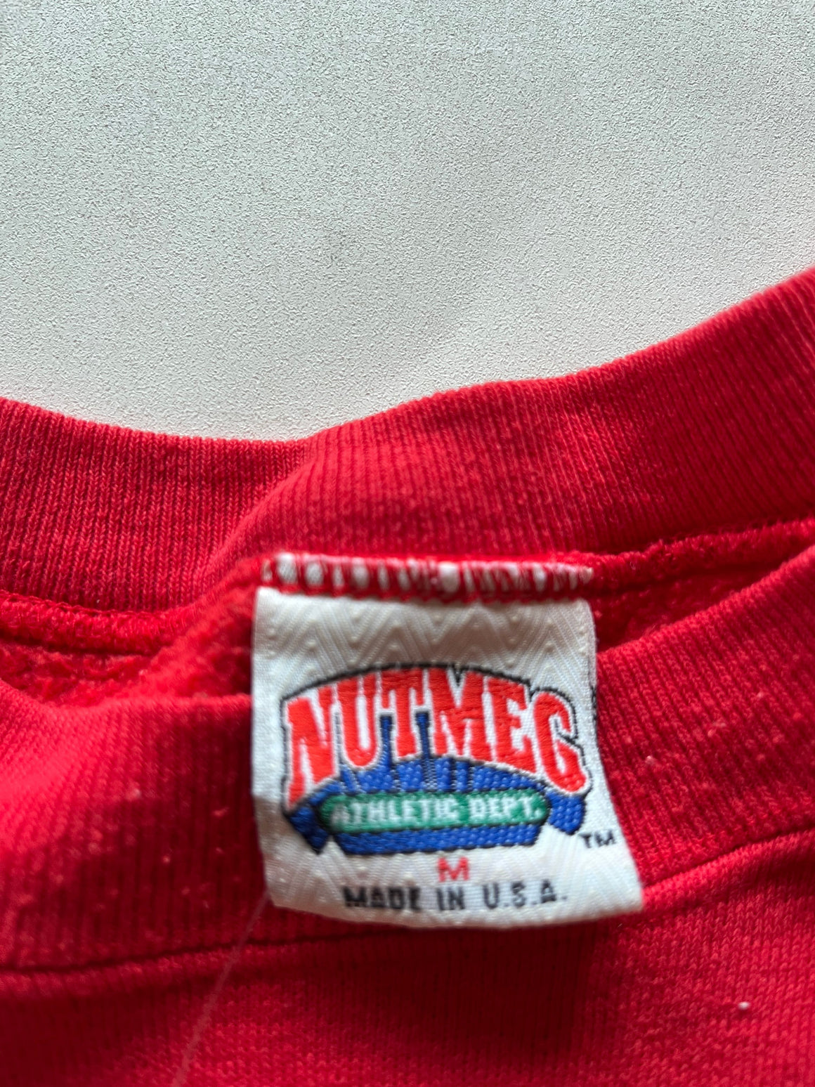 Vintage 90s Cotton Mix Red Nutmeg Mills Kansas City Chiffs NFL Sweatshirt -  Large– Domno Vintage