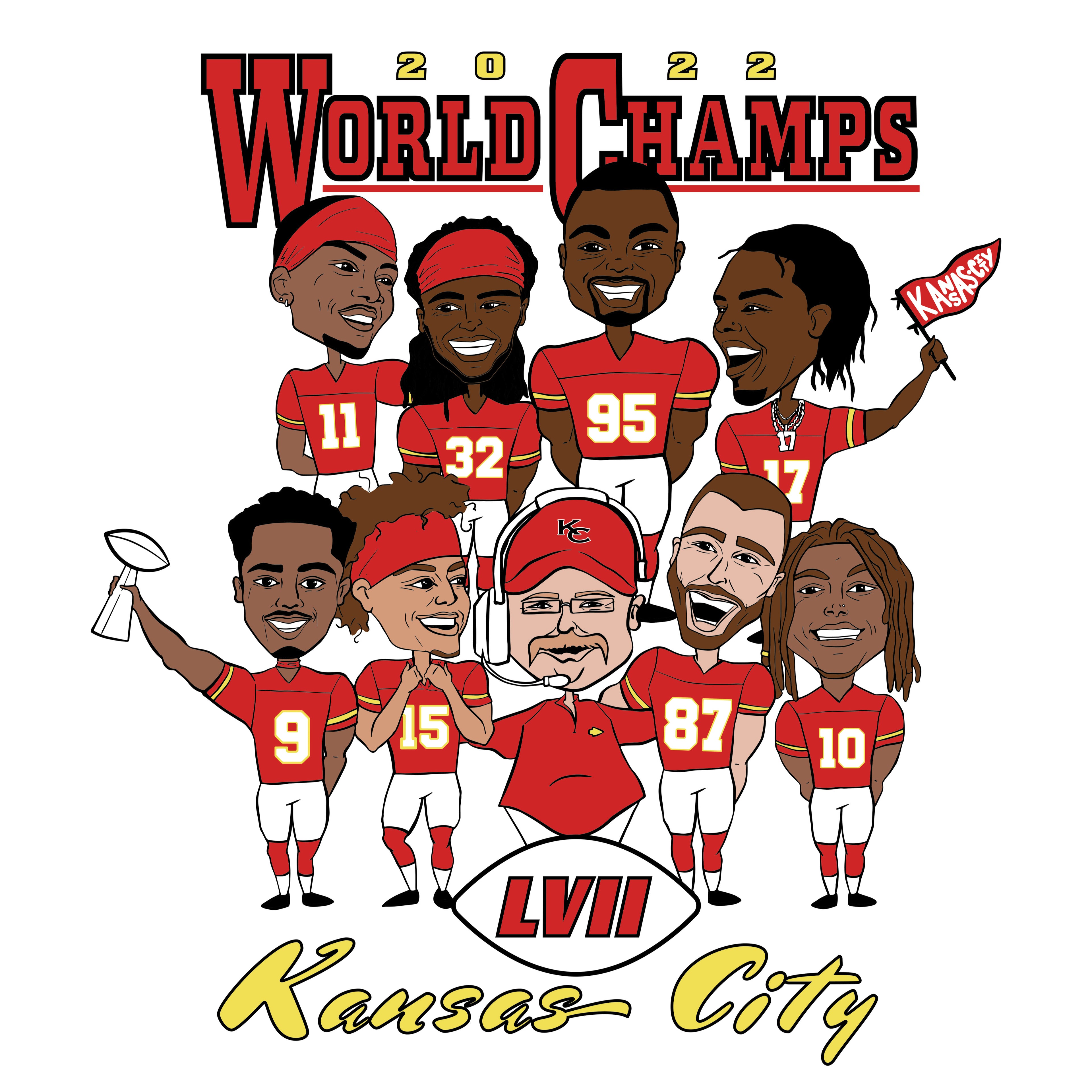 BELLBOY | WORLD CHAMPS CARICATURE T-SHIRT - Westside Storey