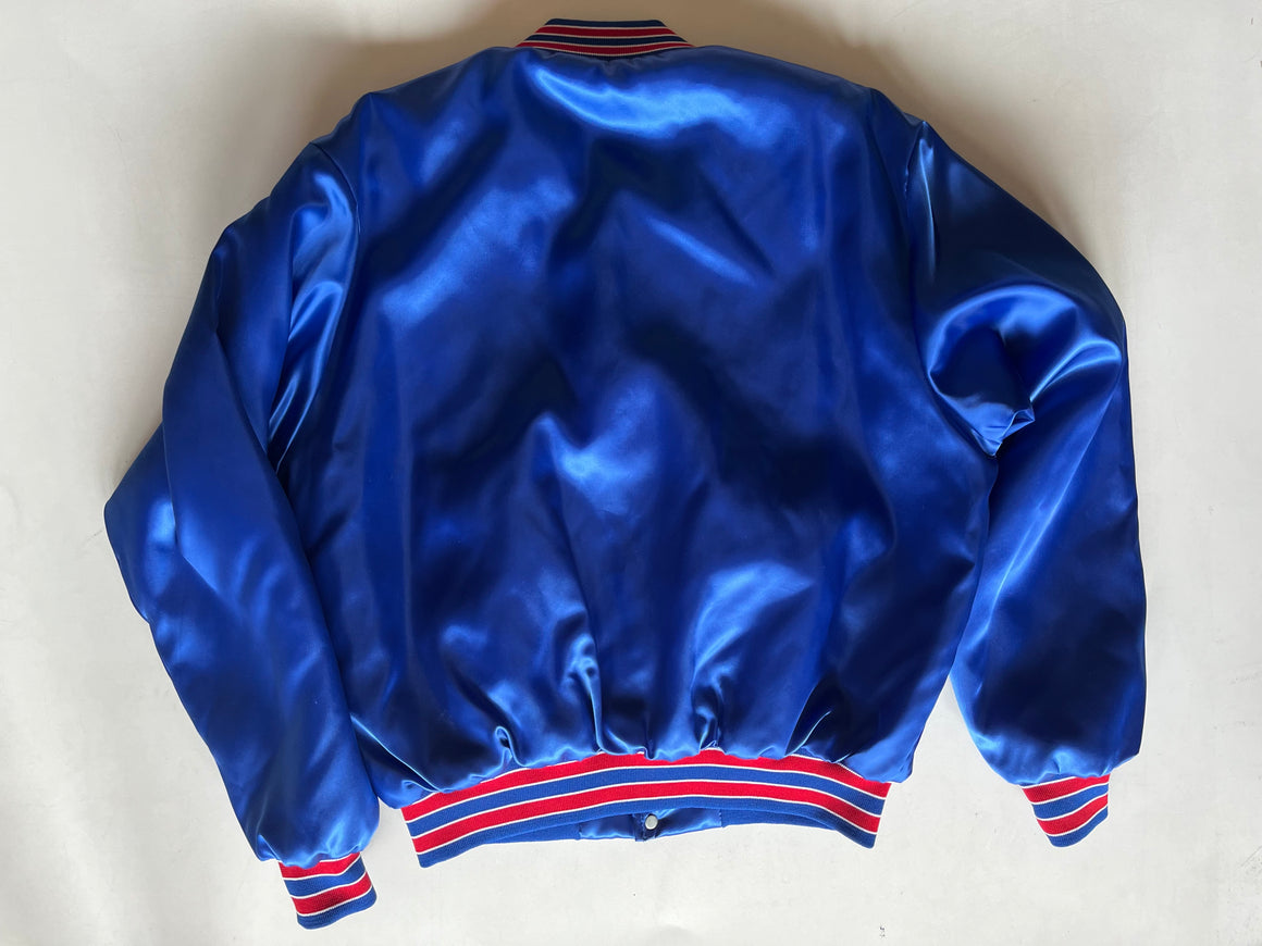WESTSIDE STOREY VINTAGE | VINTAGE 90S KU JAYHAWKS SATIN BOMBER JACKET