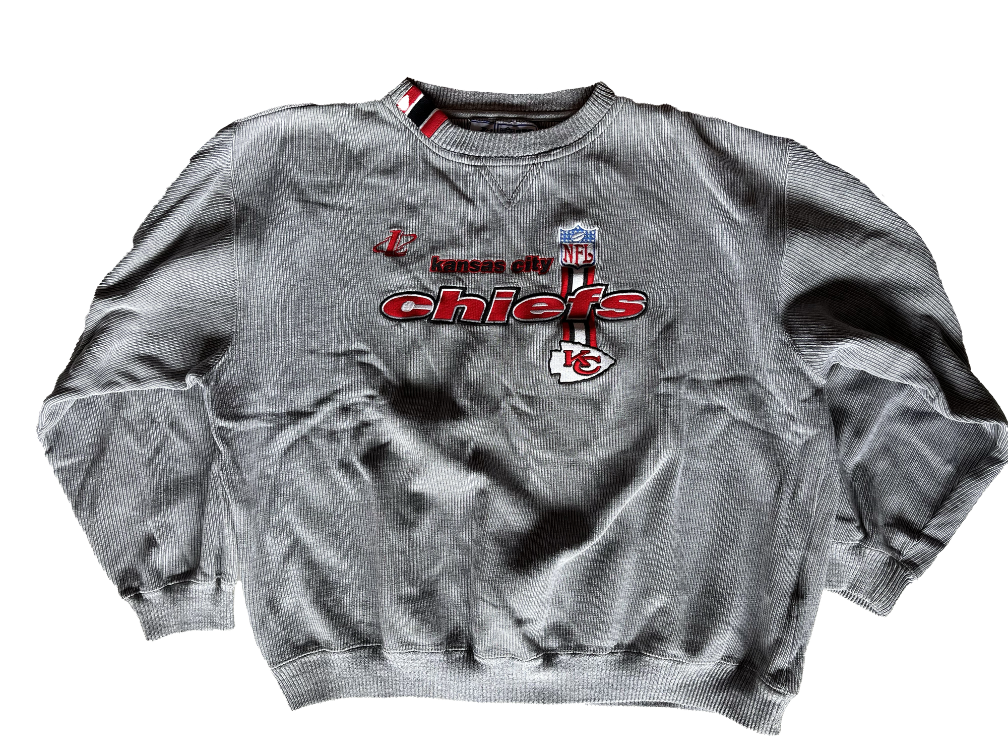 WESTSIDE STOREY VINTAGE | VINTAGE 90S CHIEFS LOGO 7 ALLOVER PRINT FRONT -  BACK SWEATSHIRT