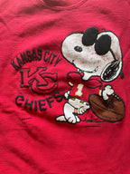 WESTSIDE STOREY VINTAGE | VINTAGE 90S RARE SNOOPY CHIEFS SWEATSHIRT - Westside Storey