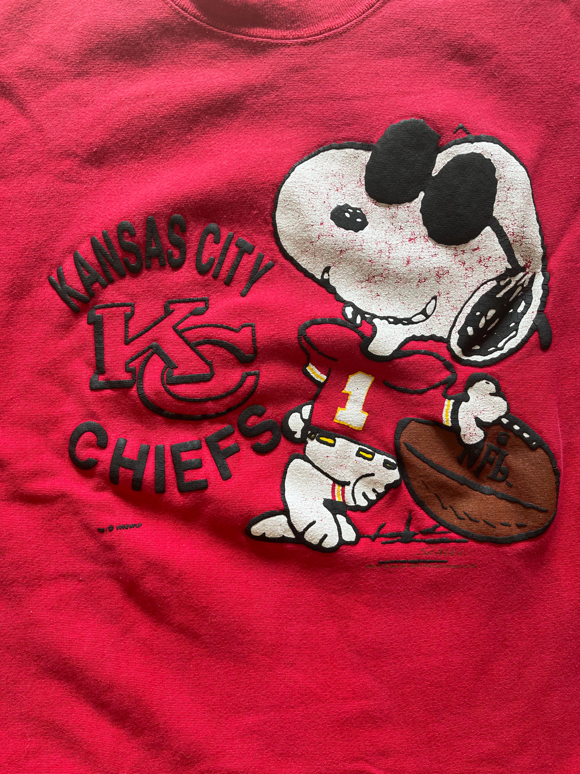 WESTSIDE STOREY VINTAGE  VINTAGE 1993 JOSTENS SNOOPY CHIEFS