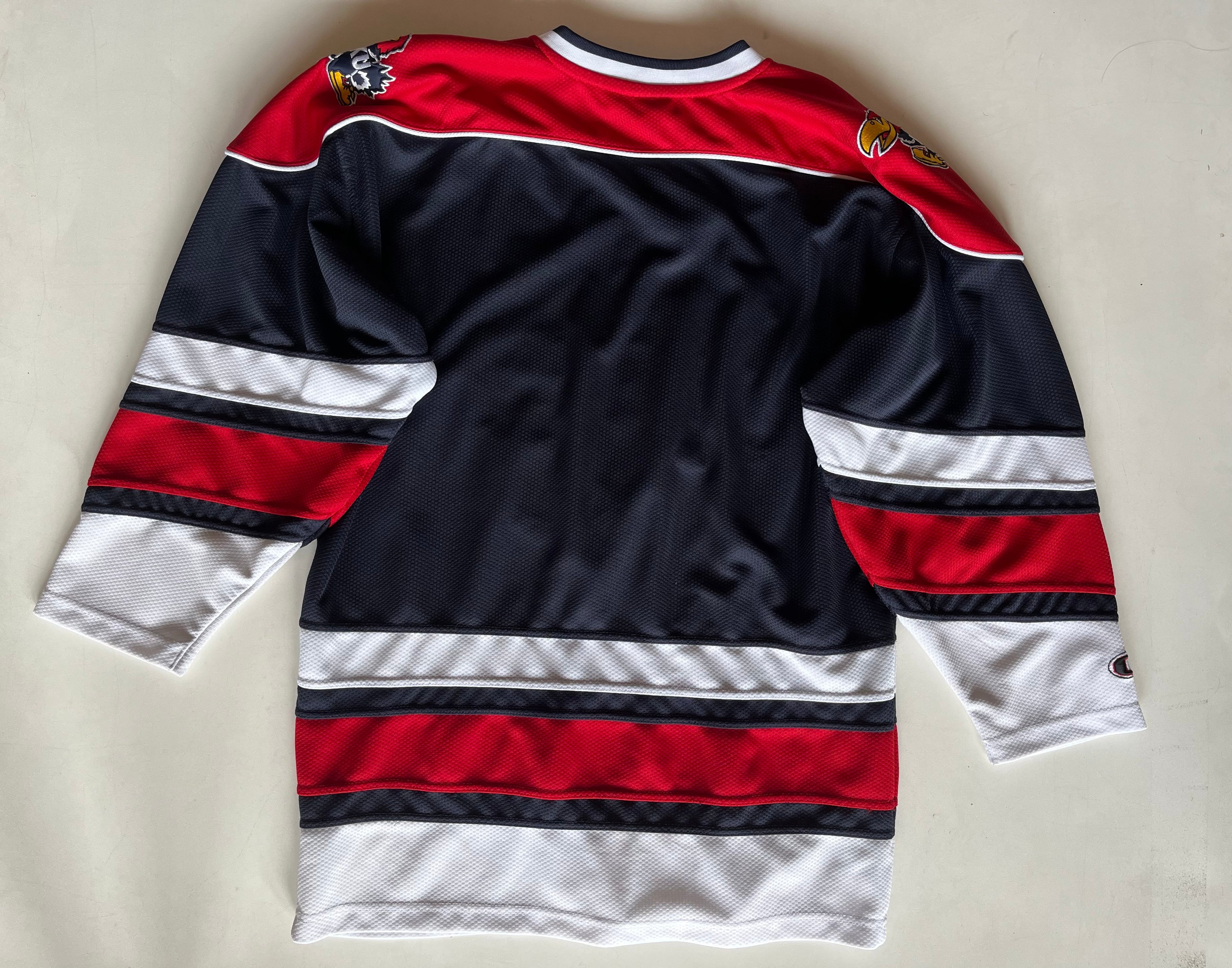 WESTSIDE STOREY VINTAGE | VINTAGE 80S KU JAYHAWKS HOCKEY JERSEY - Westside Storey