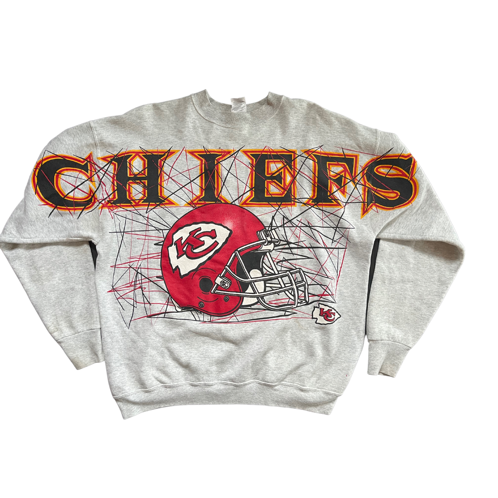 WESTSIDE STOREY VINTAGE | VINTAGE CHIEFS 90S LARGE SPELLOUT SWEATSHIRT - Westside Storey