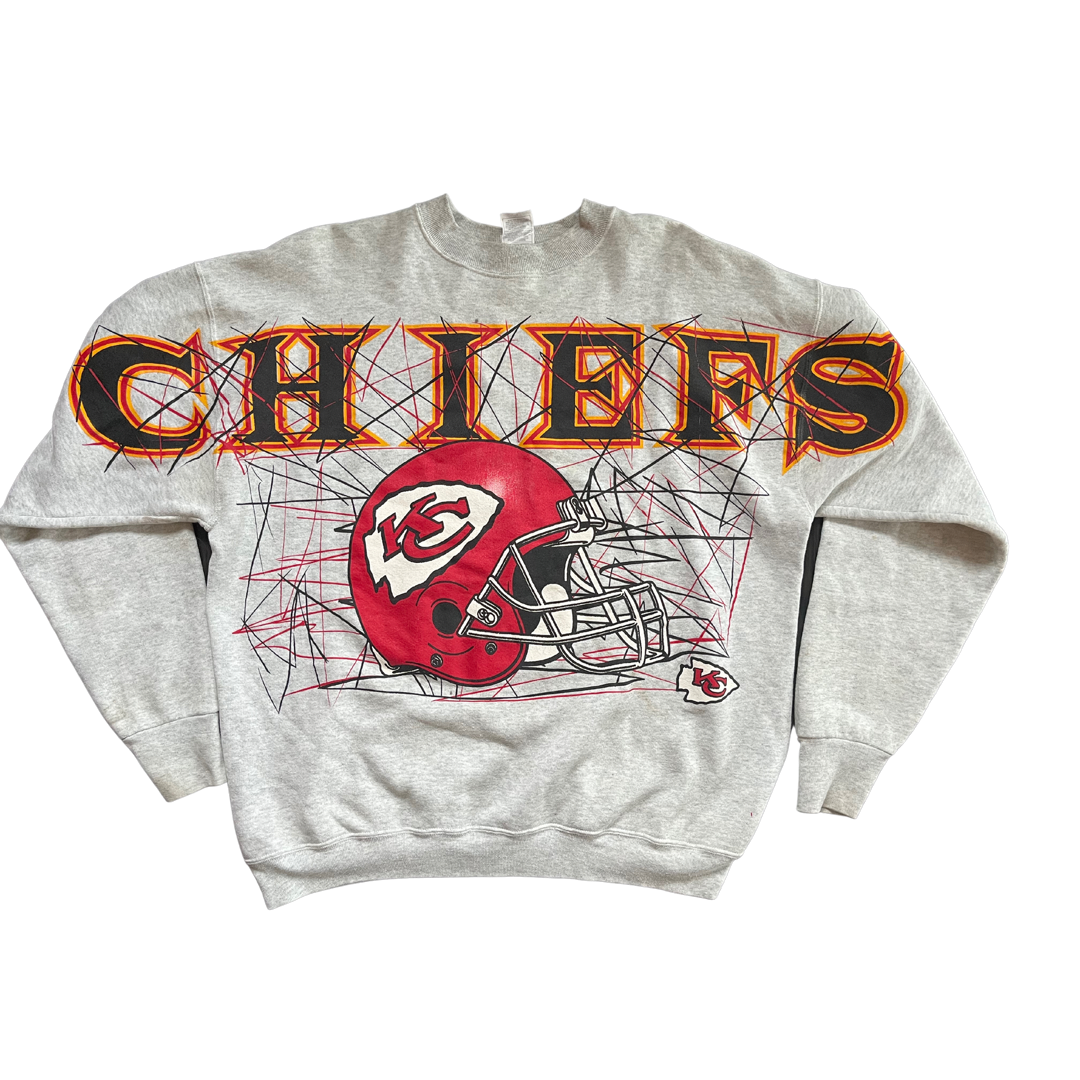 WESTSIDE STOREY VINTAGE | VINTAGE CHIEFS 90S LARGE SPELLOUT SWEATSHIRT - Westside Storey