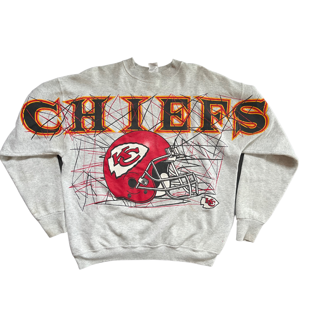 kc chiefs vintage crewneck sweatshirt