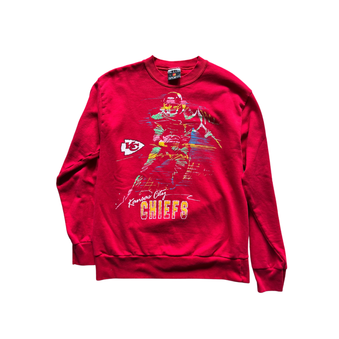 WESTSIDE STOREY VINTAGE | VINTAGE 1991 CHIEFS ART SWEATSHIRT - Westside Storey