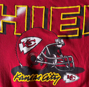 WESTSIDE STOREY VINTAGE | VINTAGE 90S CHIEFS SPELLOUT SWEATSHIRT - Westside Storey