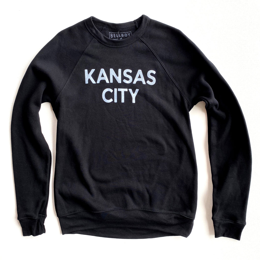 BELLBOY | SIMPLE KANSAS CITY SWEATSHIRT - BLACK - Westside Storey