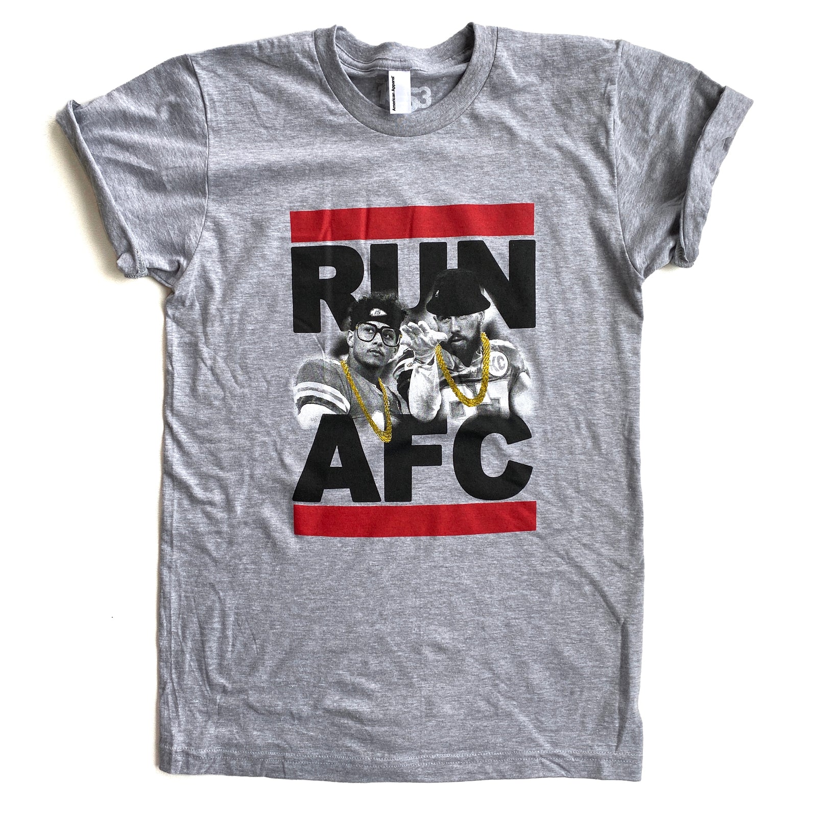 1853 | RUN AFC T-SHIRT - GREY - Westside Storey