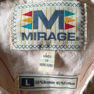 WESTSIDE STOREY VINTAGE | MIRAGE KC CHIEFS BASEBALL JERSEY PINSTRIPE WHITE - Westside Storey