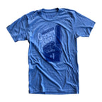 BELLBOY | CROWN TOWN T-SHIRT - HEATHER BLUE Bellboy Apparel