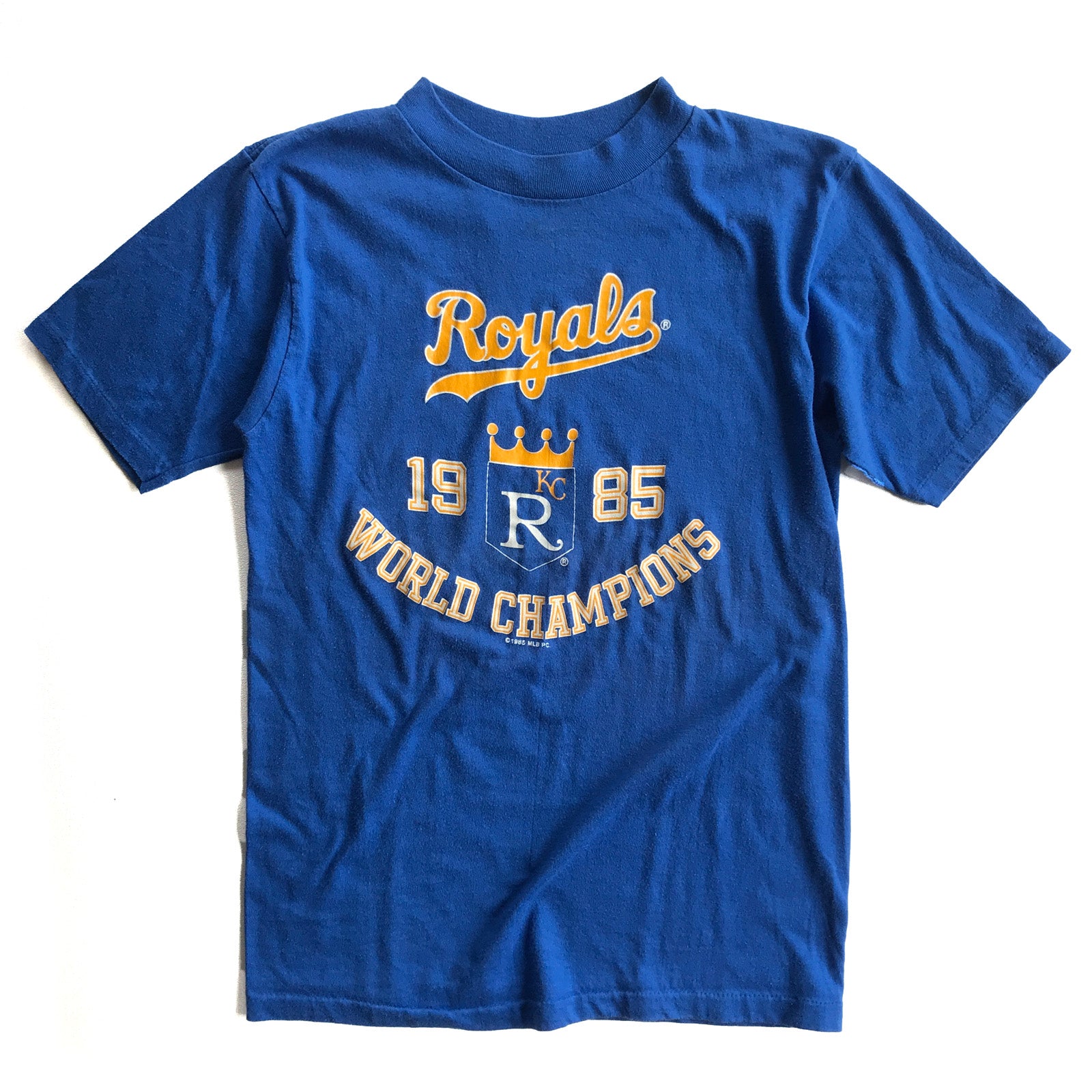 Vintage MLB (Logo 7) - Kansas City Royals Single Stitch T-Shirt 1998 Medium