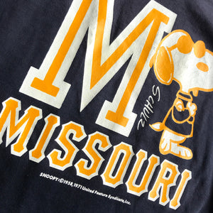 WESTSIDE STOREY VINTAGE | 1971 MISSOURI TIGERS SNOOPY RAGLAN - Westside Storey