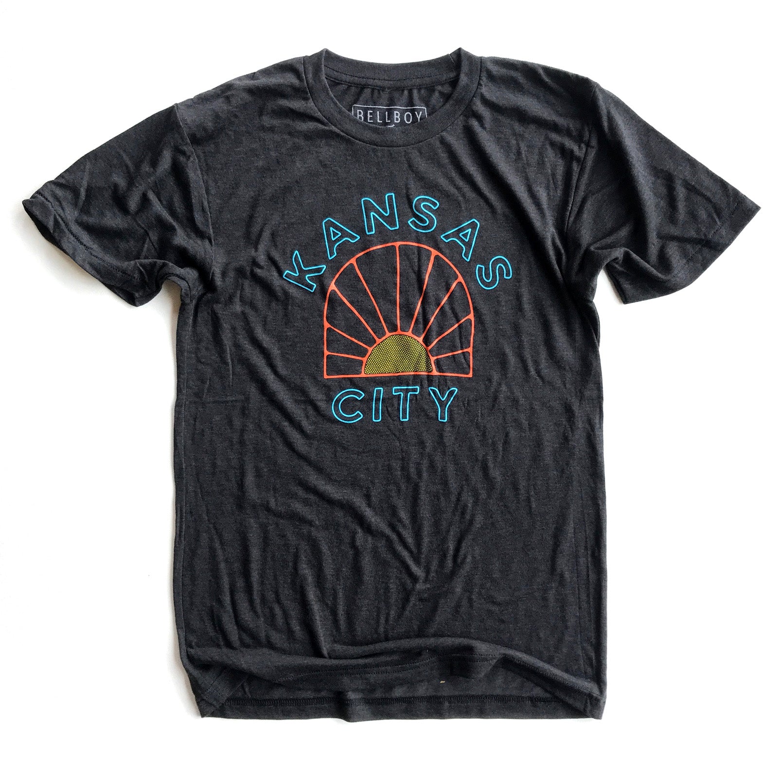 BELLBOY | SUNRISE T-SHIRT - CHARCOAL - Westside Storey