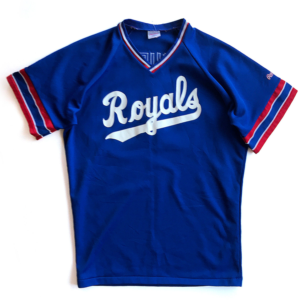 True Fan MLB Kansas City KC Royals Youth Baseball Jersey Blue Size L 1 –  Shop Thrift World