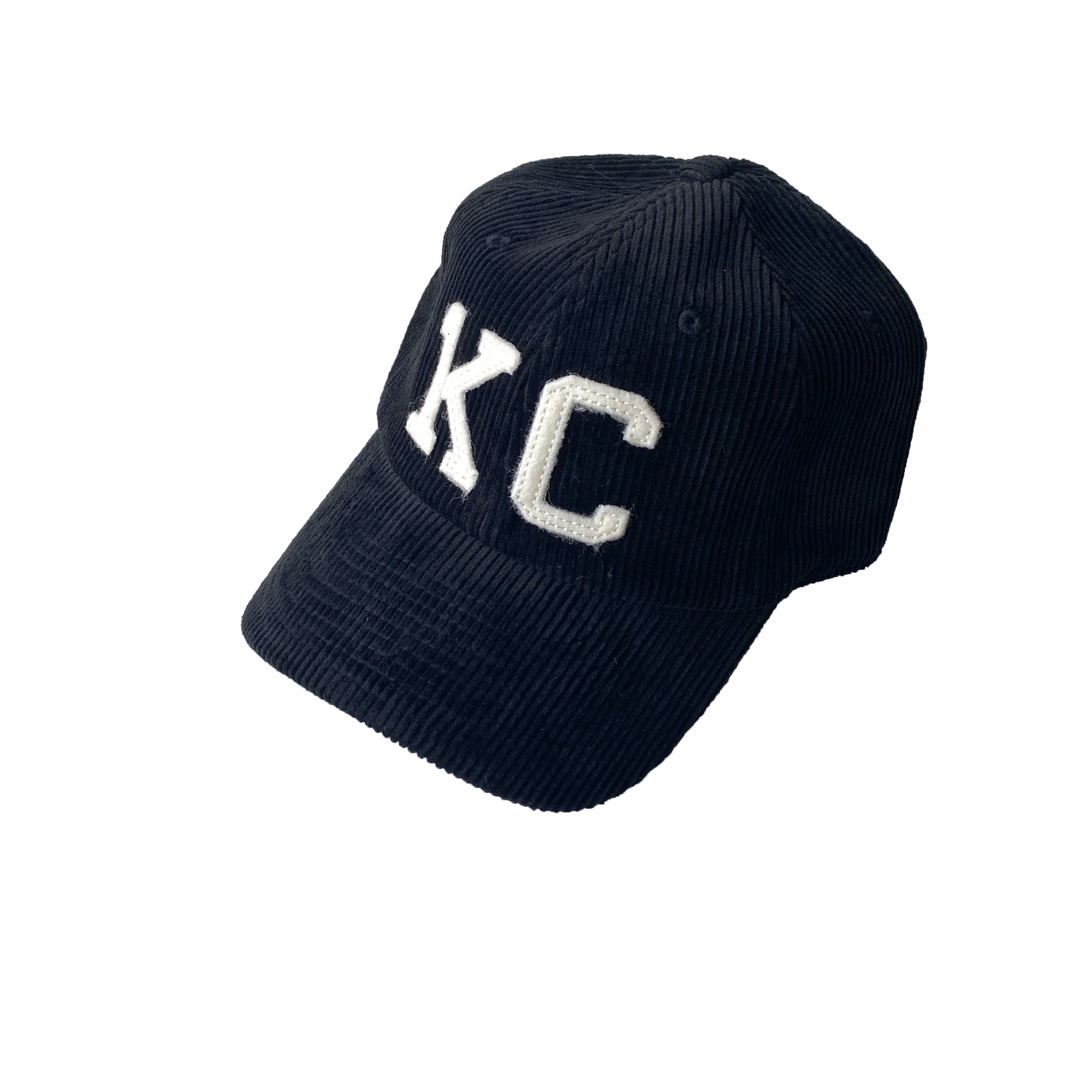 1KC | CORDUROY BASEBALL HAT - BLACK - Westside Storey