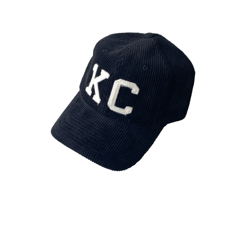 black and white kc royals hat