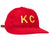 SANDLOT | VINTAGE FLATBILL HAT - RED/GOLD - Westside Storey