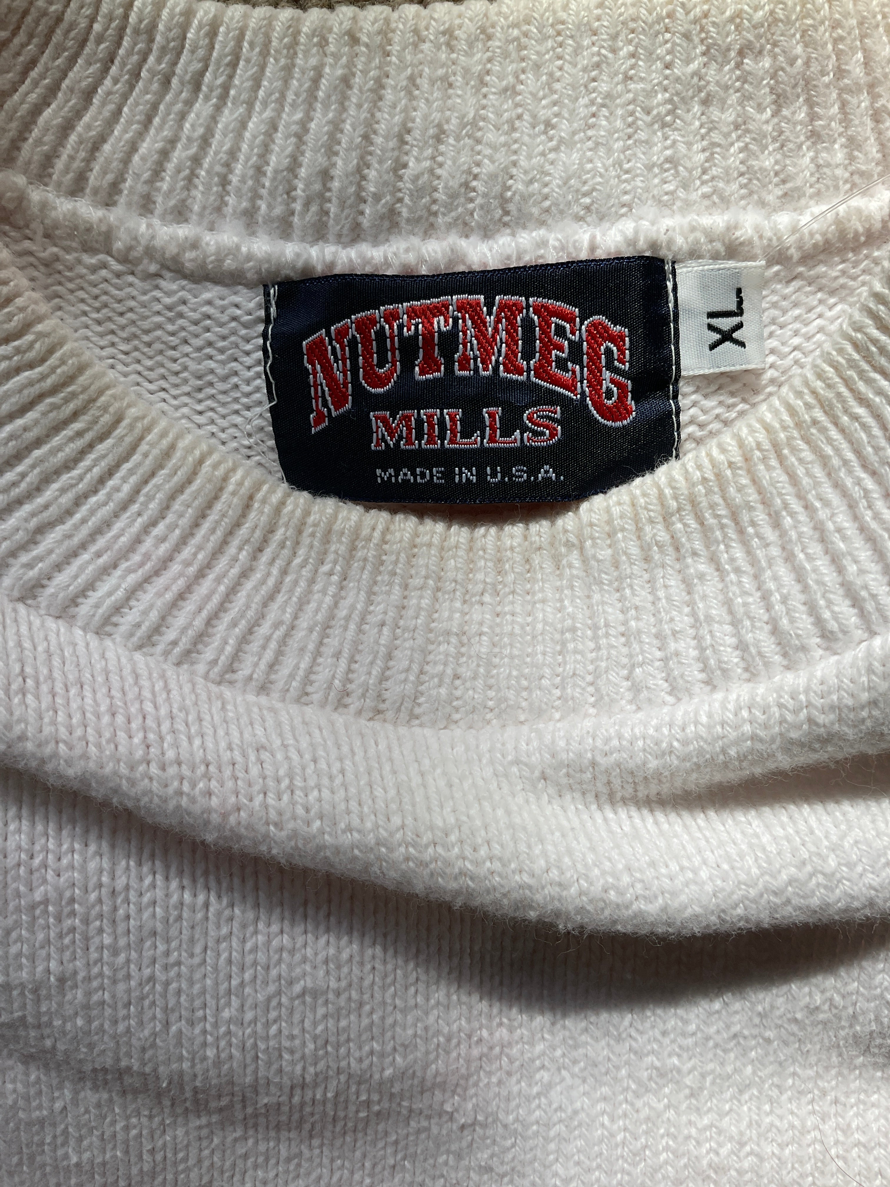 WESTSIDE STOREY VINTAGE | VINTAGE RARE NUTMEG KNIT CHIEFS SWEATER - Westside Storey
