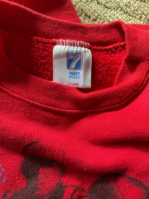 WESTSIDE STOREY VINTAGE | VINTAGE 90S ALLOVER PRINT RARE FRONT BACK HIT CHIEFS SWEATSHIRT - Westside Storey