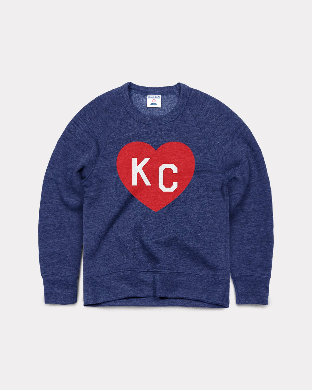 CHARLIE HUSTLE | KIDS KC HEART SWEATSHIRT- NAVY - Westside Storey