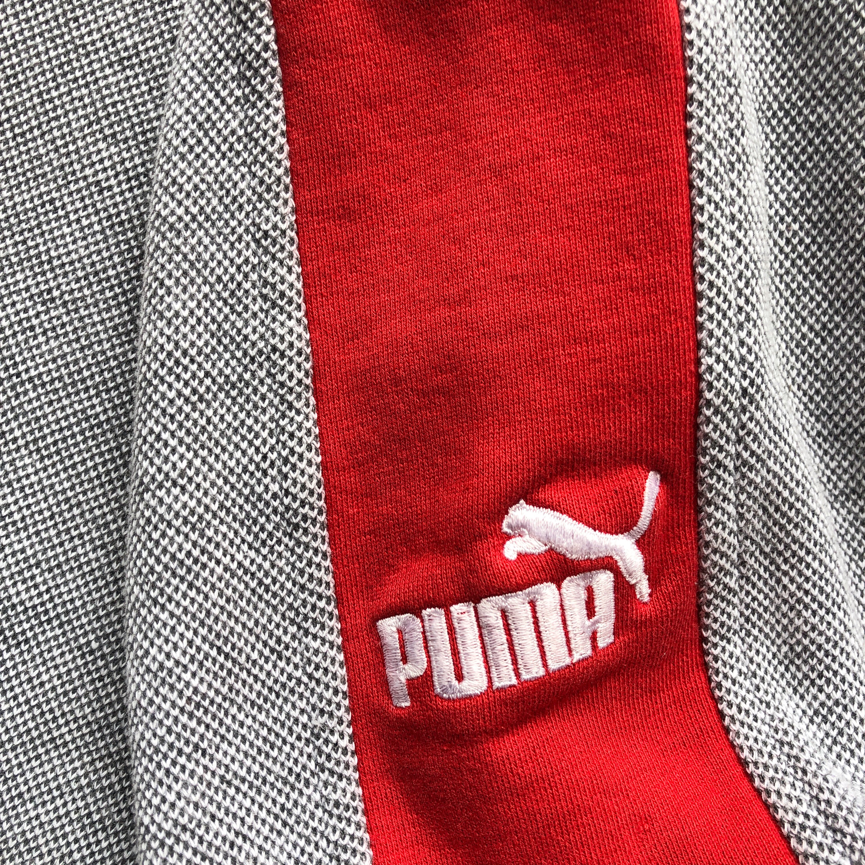 WESTSIDE STOREY VINTAGE | VINTAGE PUMA THICK SPECKLE GREY CHIEFS EMBROIDERED SWEATSHIRT - Westside Storey