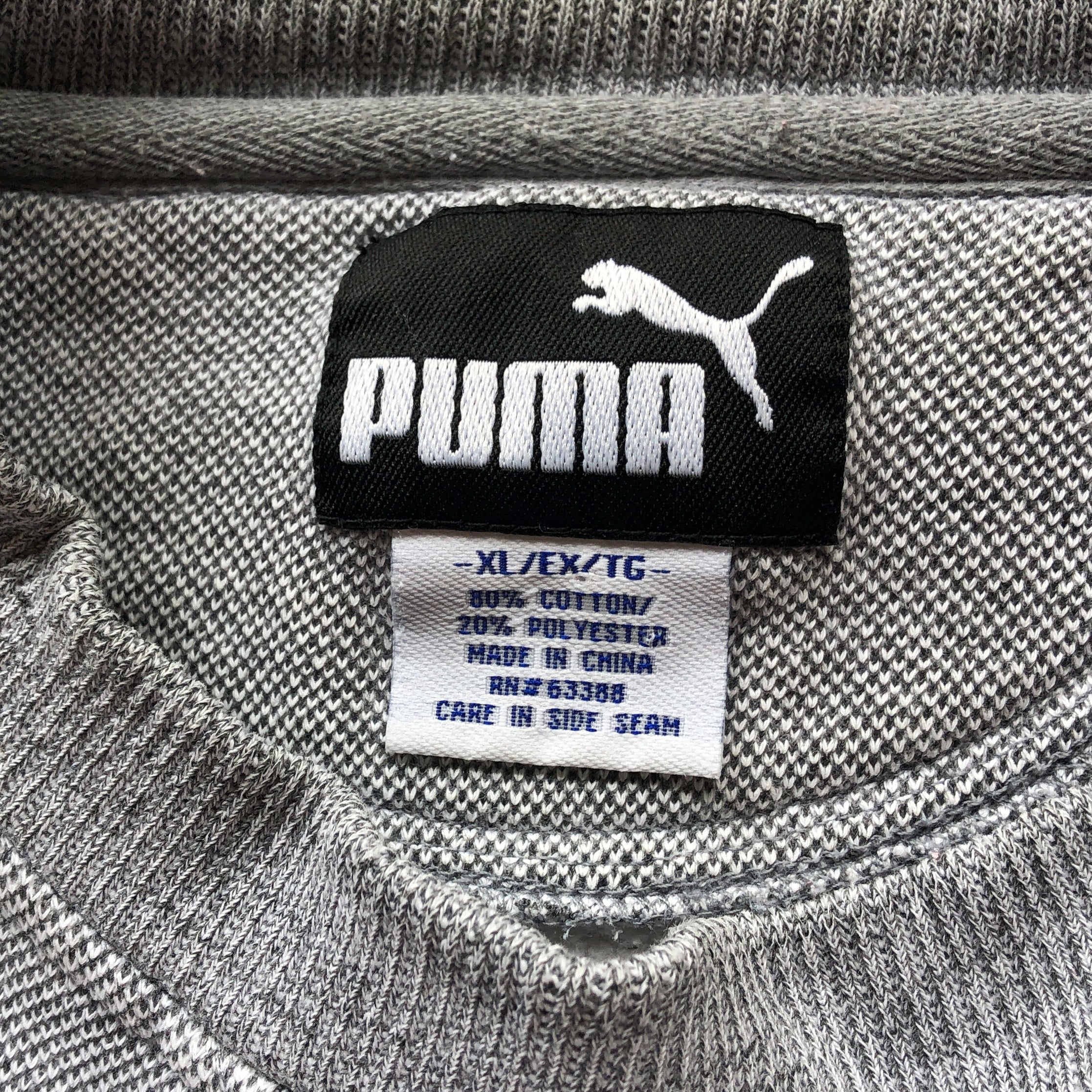 WESTSIDE STOREY VINTAGE | VINTAGE PUMA THICK SPECKLE GREY CHIEFS EMBROIDERED SWEATSHIRT - Westside Storey