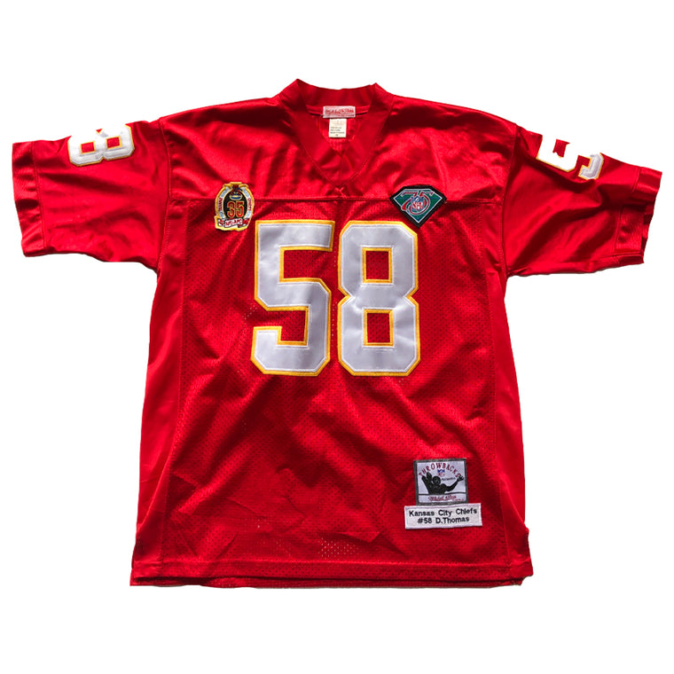 WESTSIDE STOREY VINTAGE | VINTAGE AUTHENTIC MICTHELL & NESS STITCHED CHIEFS JERSEY