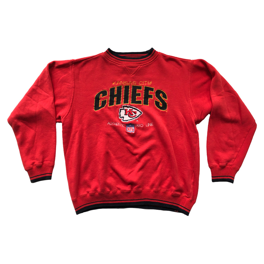 WESTSIDE STOREY VINTAGE | VINTAGE 90'S LOGO ATHLETIC PROLINE CHIEFS EMBROIDERED SWEATSHIRT - Westside Storey