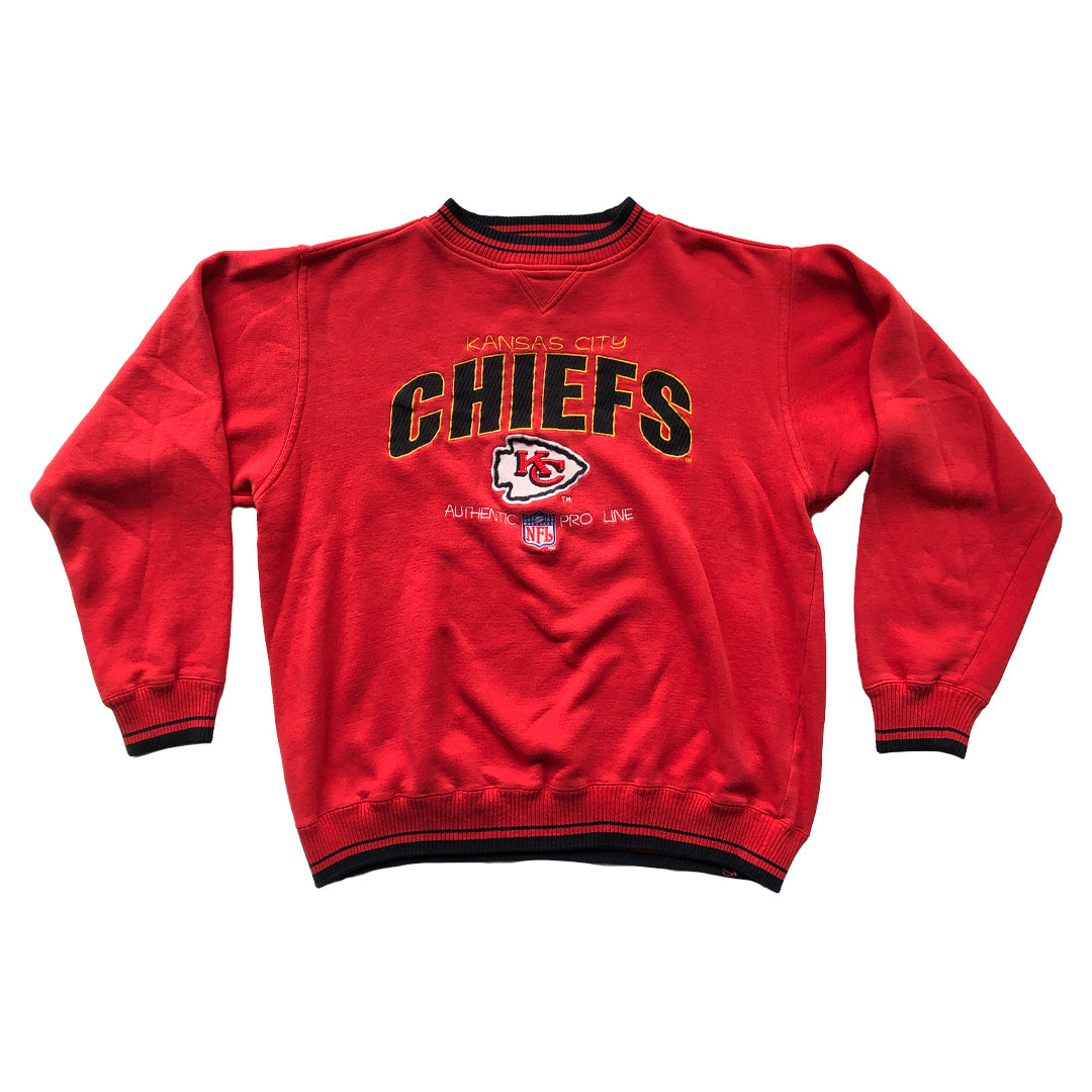 WESTSIDE STOREY VINTAGE | VINTAGE 90'S LOGO ATHLETIC PROLINE CHIEFS EMBROIDERED SWEATSHIRT - Westside Storey