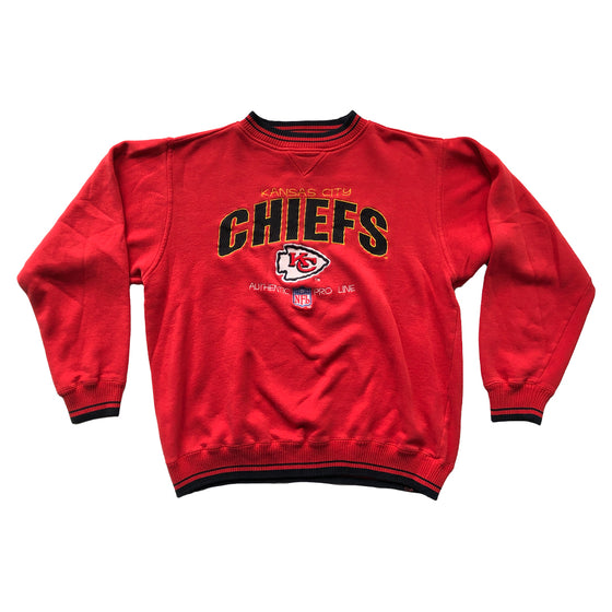 Kansas City Chiefs Vintage Lee Sport Crew Neck Sweatshirt Mens XL