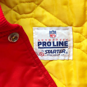 WESTSIDE STOREY VINTAGE | VINTAGE 90'S STARTER CHIEFS SATIN JACKET - Westside Storey