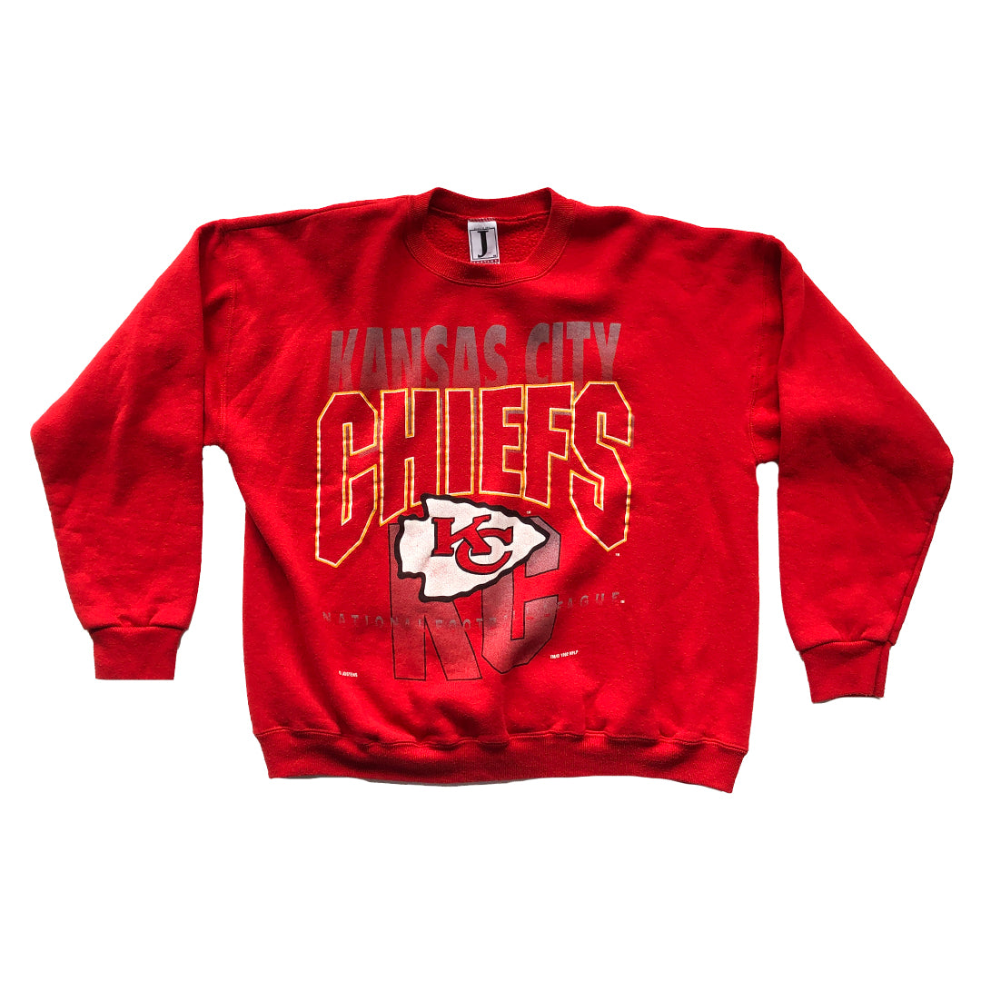 WESTSIDE STOREY VINTAGE | VINTAGE 1992 BIG GRAPHIC CHIEFS SWEATSHIRT - Westside Storey