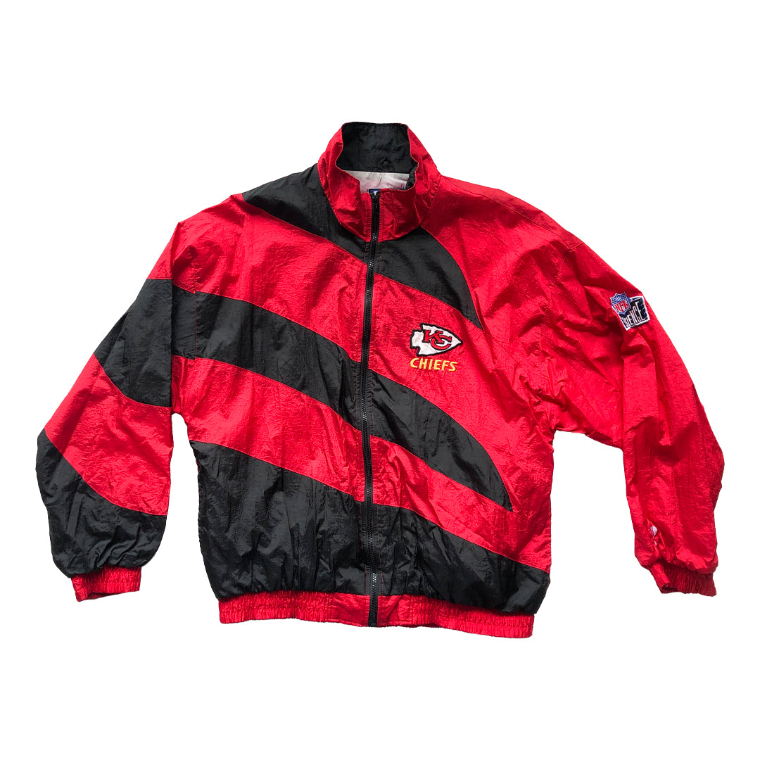 WESTSIDE STOREY VINTAGE | VINTAGE PRO PLAYER SHARK TOOTH WINDBREAKER CHEIFS JACKET - Westside Storey