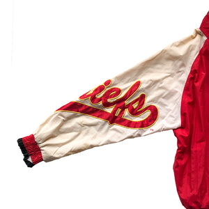 WESTSIDE STOREY VINTAGE | VINTAGE 90'S LOGO ATHLETIC SPELL OUT CHEIFS WINDBREAKER JACKET - Westside Storey