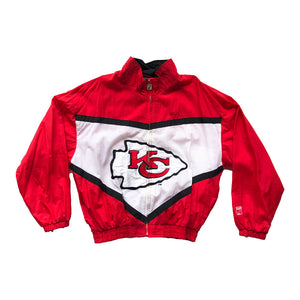 WESTSIDE STOREY VINTAGE | VINTAGE 90'S LOGO 7 CHIEFS BIG LOGO WINDBREAKER JACKET - Westside Storey