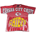 WESTSIDE STOREY VINTAGE | VINTAGE 90'S MAGIC JOHNSON CHIEFS ALL OVER DOUBLE SIDE T-SHIRT - Westside Storey