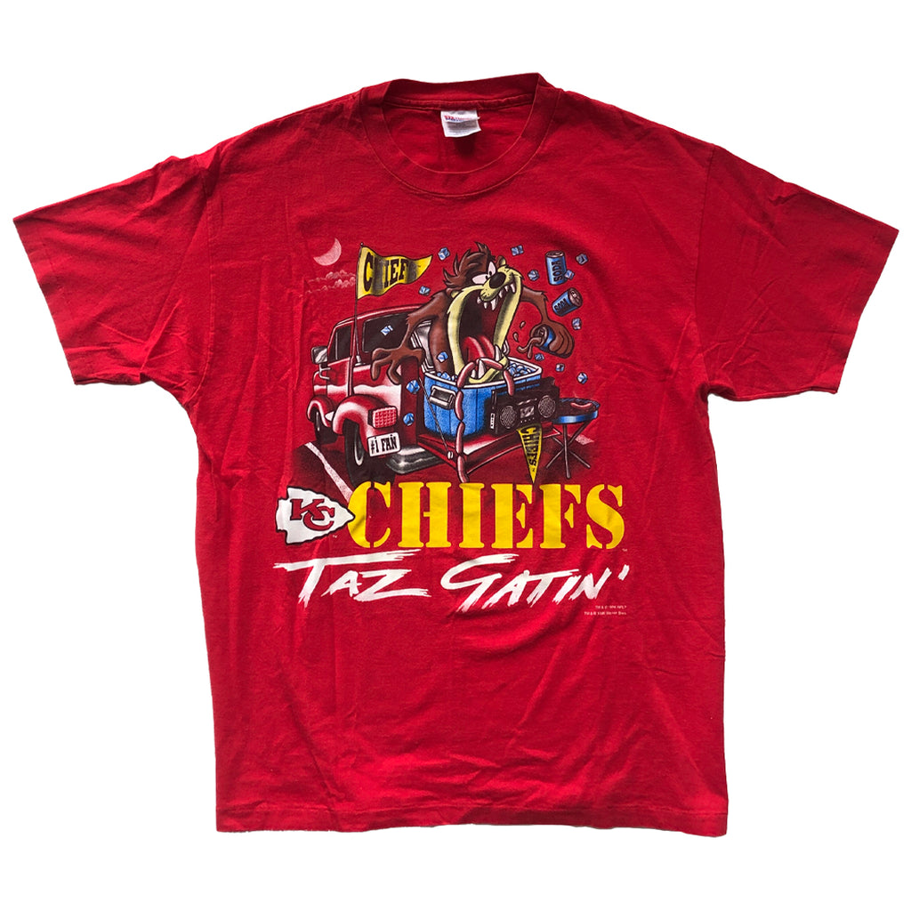 WESTSIDE STOREY VINTAGE | VINTAGE 1996 TAZ - TAILGAITING CHIEFS T-SHIRT - Westside Storey