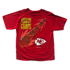 WESTSIDE STOREY VINTAGE | VINTAGE 1994 FRONT BACK CHIEFS T-SHIRT - Westside Storey