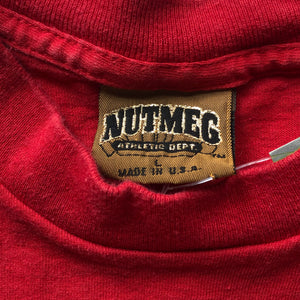 WESTSIDE STOREY VINTAGE | VINTAGE 90'S NUTMEG MNF CHIEFS CARICATURE T-SHORT - Westside Storey