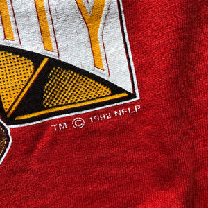 WESTSIDE STOREY VINTAGE | VINTAGE 1992 PERFECT FADE CHIEFS T-SHIRT - Westside Storey