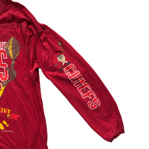 WESTSIDE STOREY VINTAGE | VINTAGE 1994 TAZ FULL TILT CHIEFS LONG SLEEVE SHIRT - Westside Storey